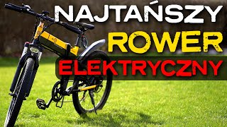 NAJTAŃSZY Elektryczny ROWER !!!  Rower na KOMUNIĘ jak znalazł BEZIOR x500 PRO