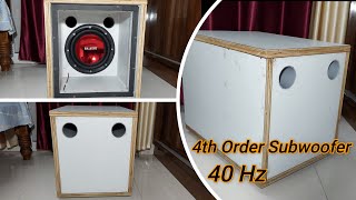 4th Order SubWoofer Box | Home Made SubWoofer - 40Hz Frequency | DIY Community screenshot 5