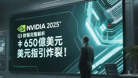NVIDIA 2025 Q3財報完整解析｜650億美元指引炸裂！AI週期徹底歸來（Blackwell Ultra直接跳票式升級）