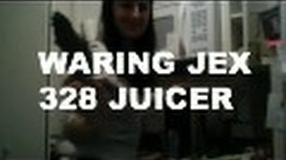 Using my Waring JEX 328 juice extractor - juicing is for all lymies!