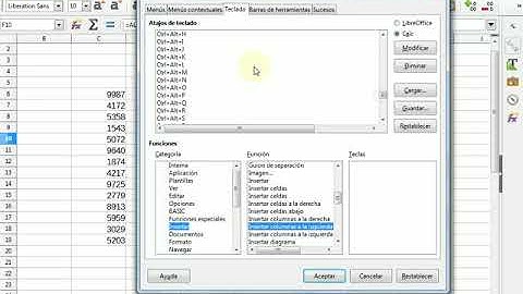 C2-7-03. Personalización de atajos de teclado en LibreOffice Calc