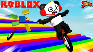 I have the Fastest Unicycle Down a hill in Roblox!!
