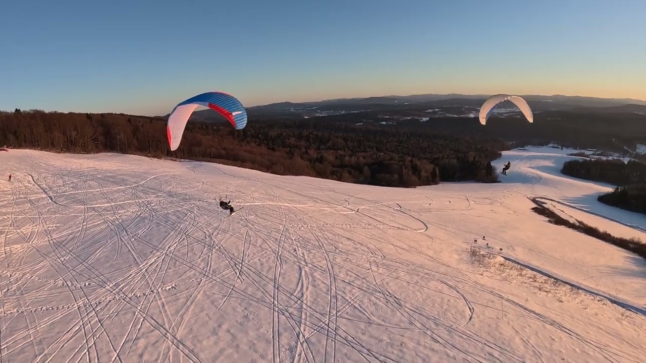 Snowgliding w Górach Słonnych 20.01.2026 Paweł i reszta bandy