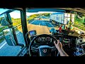 ASMR 🇩🇪 POV Truck Driving Scania R500 | Thrilling Drive In Germany Highways | 4k HD |