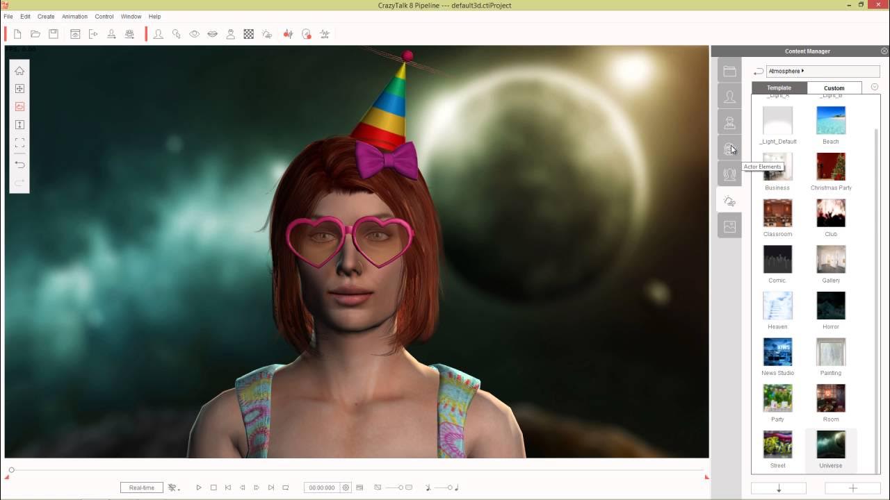 CrazyTalk 8 Tutorial Intro to Scene Atmosphere YouTube