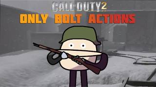 CoD 2 Veteran But Only Bolt Actions | Pt. 1