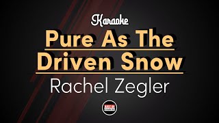 Rachel Zegler - Pure As The Driven Snow (Karaoke with Lyrics)