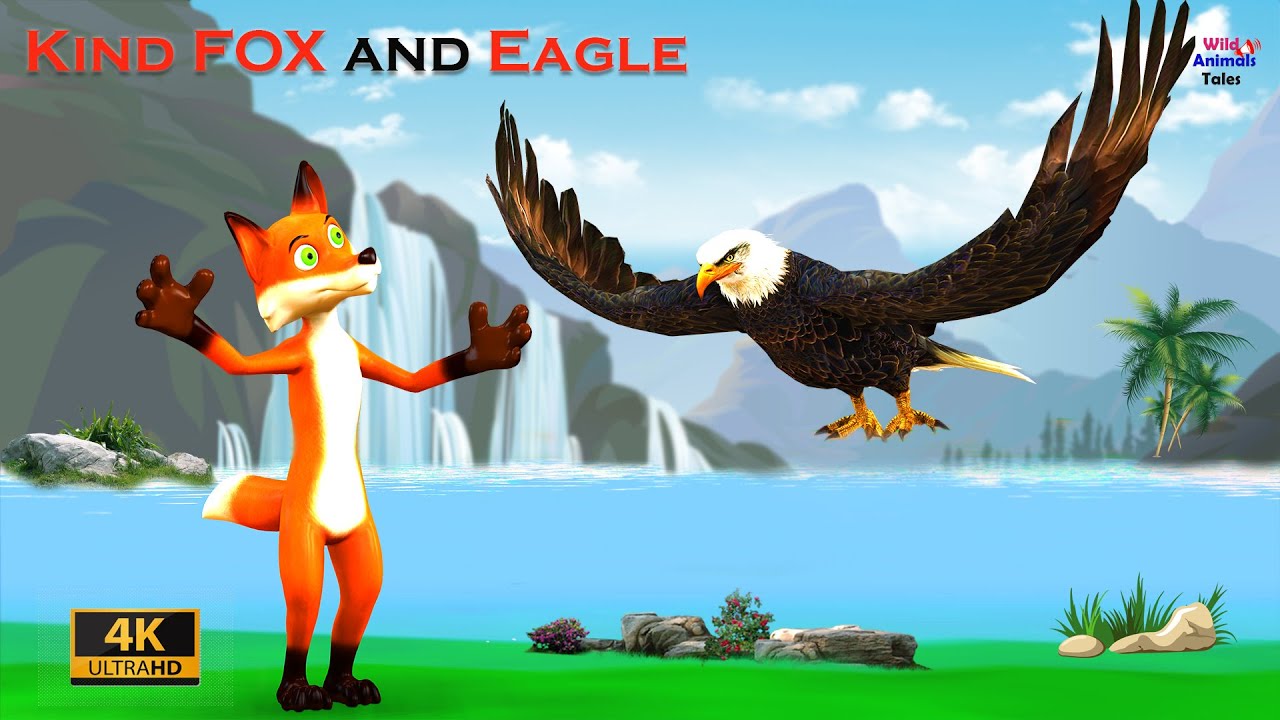 The Fox and the Eagle | Moral Story in English | 3D Animated Stories