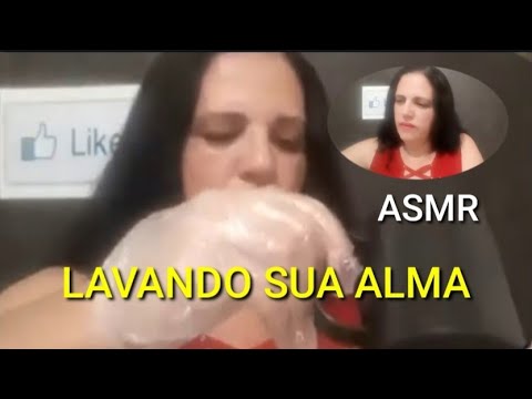ASMR PORTUGUÊS LAVANDO SUA ALMA DE TODO MAL 😴