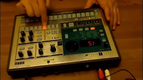 Electribe ES-1 sampler demo (Part 2) Electro hip hop & late 80s