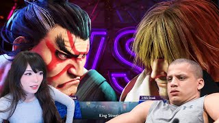 Emiru vs Tyler1 in street fighter 6