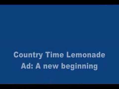Country Time Lemonade ad: A New Beginning