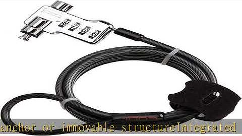 Codi 4-digit Combination Notebook Computer Titanium Cable Lock for Pc and Mac