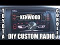 Installing an AFTERMARKET RADIO in a 2001-2007 Corolla!