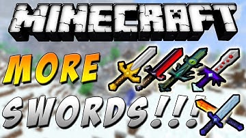 Minecraft mod showcase More Swords mod part 1