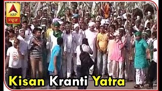 Namaste Bharat: "Kisan Kranti Yatra" Lead By 10 Thousand UP Farmers To Reach Delhi Today | ABP News screenshot 1