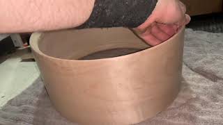 Making Famous  Drum Company Solid Steam-Bent Single Ply Drum Shells (Part 3)