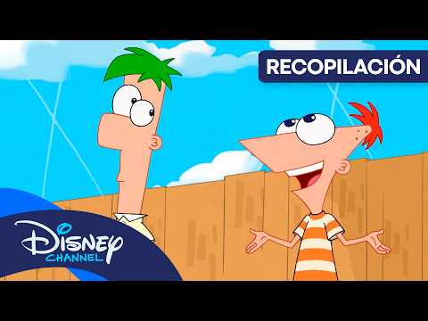 PHINEAS Y FERB: ¡Los inventos más locos de Phineas y Ferb! 🚀 | RECOPILACIÓN | @disneychannelES