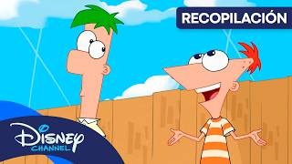 PHINEAS Y FERB: ¡Los inventos más locos de Phineas y Ferb! 🚀 | RECOPILACIÓN | @disneychannelES