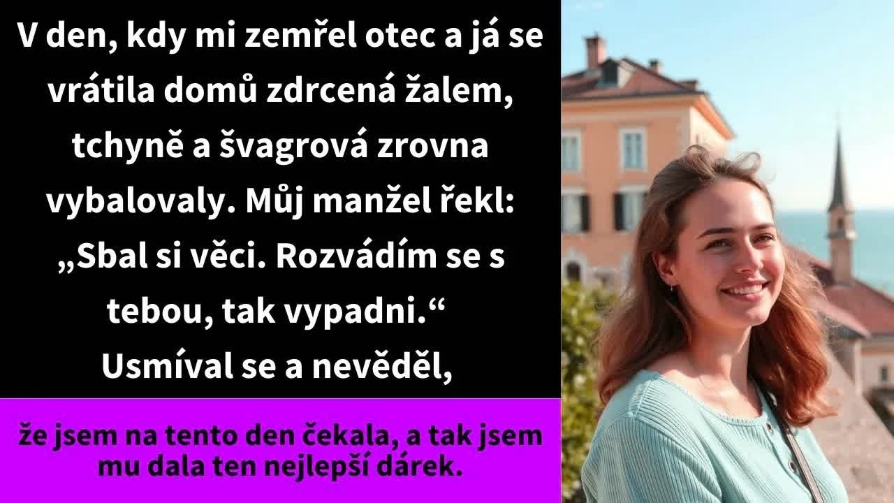 Půl hodiny po pohřbu mého otce se přede mnou v mém vlastním bytě objevila tchyně se švagrovou a stěhováky. „Budeme tu žít jako rodina, takže cizinci musí odejít," řekla mi klidně a začínala se...