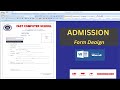 HOW to make Admission form in MS Word / MS Word Mein Admission form kaise Banaen /MS WORD TUTORIAL