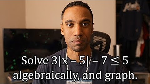 (Review) Solving & Graphing Absolute Value Equations/Inequalities