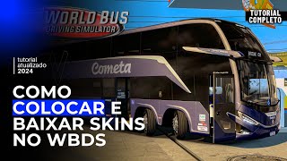 🔵 COMO COLOCAR e BAIXAR SKINS NO WORLD BUS DRIVING SIMULATOR #wbds screenshot 3