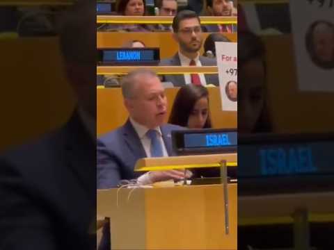 True ceasefire needs Hamas disarmament and return of abductees, urged at UN Assembly. #israel