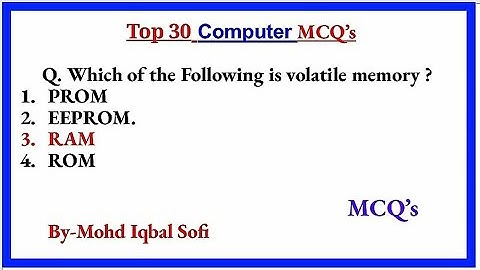 JKSSB FAA Mock Test || Top 30 MCQs on Computer Memory for Imp. ,JKPSC & Banking Exam by Iqbal Sir