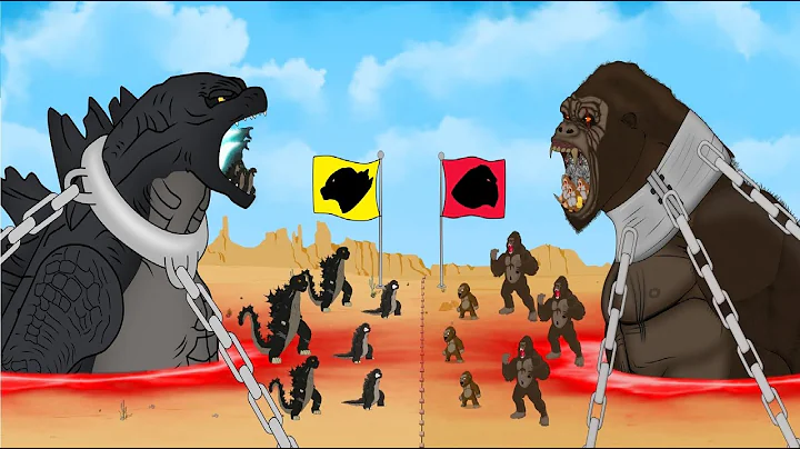 Evolution of Godzilla vs. King Kong: Head-to-Head Comparison (Cartoon)