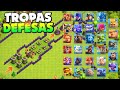 TODAS TROPAS E SUPER TROPAS FULL VS TODAS DEFESAS CV7!! SERÁ QUE DEU BOM??