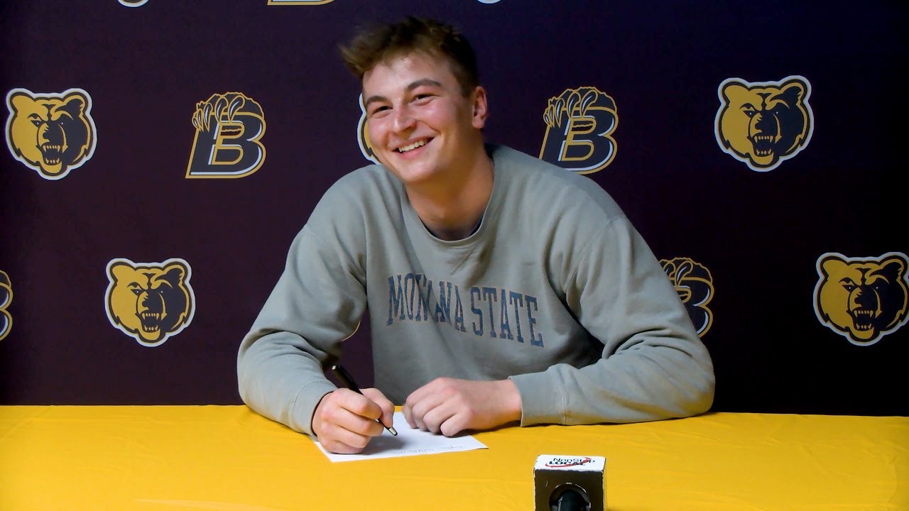 Capital High's Vaughn Wirkus signs with Montana State football - YouTube