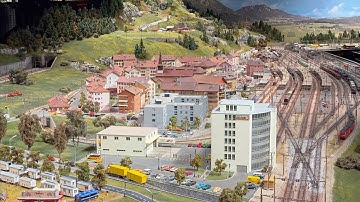 One of the Best HO Scale model railway Layout in Switzerland
