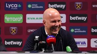 Details Arne Slot Post Match Press Conference | Premier League  | West Ham 0 -5 Liverpool Guide