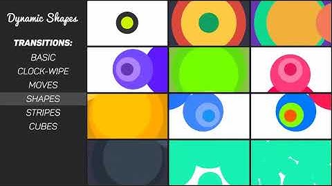 Dynamic Shapes   Animated Shape Layer Elements   After Effects Template