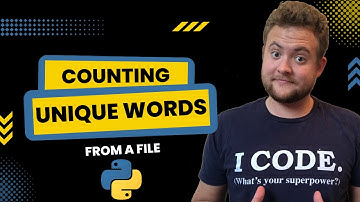 How To Count Unique Words From A Text File In Python