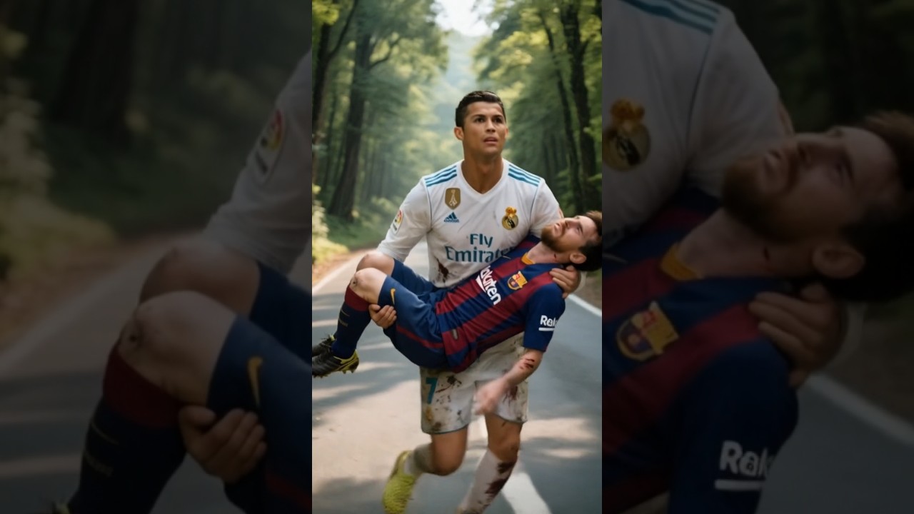 Messi Knocked Out in Car Crash – Ronaldo Strikes Back with a Daring Gold Heist! 