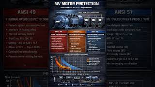 MV Motor Protection Explained | ANSI 49 50 51 | Refinery Electrical Engineers Complete Guide