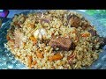 Плов из утки, цыганка готовит. Самый вкусный плов. Gipsy cuisine.