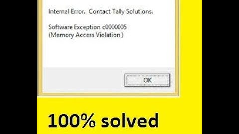 memory access violation problem in tally