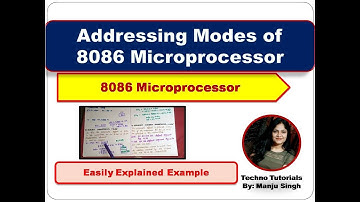 U3L7.1 | Addressing Modes of 8086 Microprocessor | 8086 Addressing Mode  | 8086 microprocessor