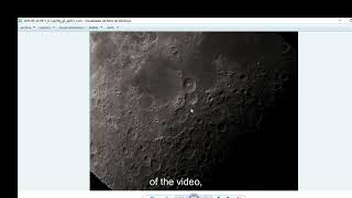 How to process a video of the MOON with Autostakkert! screenshot 5