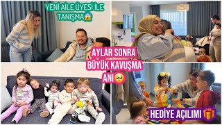 AYLAR SONRA BÜYÜK KAVUŞMA 🥺, ÇOCUKLARIN TEPKİSİ, HEDİYE AÇILIMI, BİZİMLE İKİ GÜN VLOG