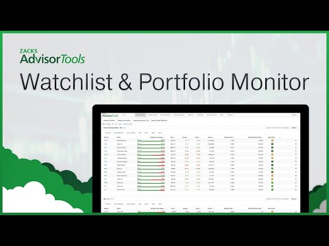 Advisor Tools Watchlist & Portfolio Monitor