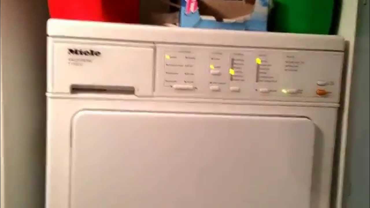Miele stackable washer and dryer YouTube