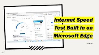 Internet Speed Test Built in on Microsoft Edge