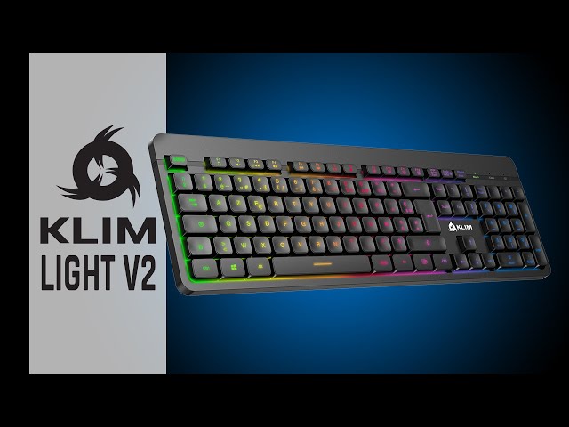 KLIM Chroma Clavier Gamer AZERTY FR + Durable, Ergonomique