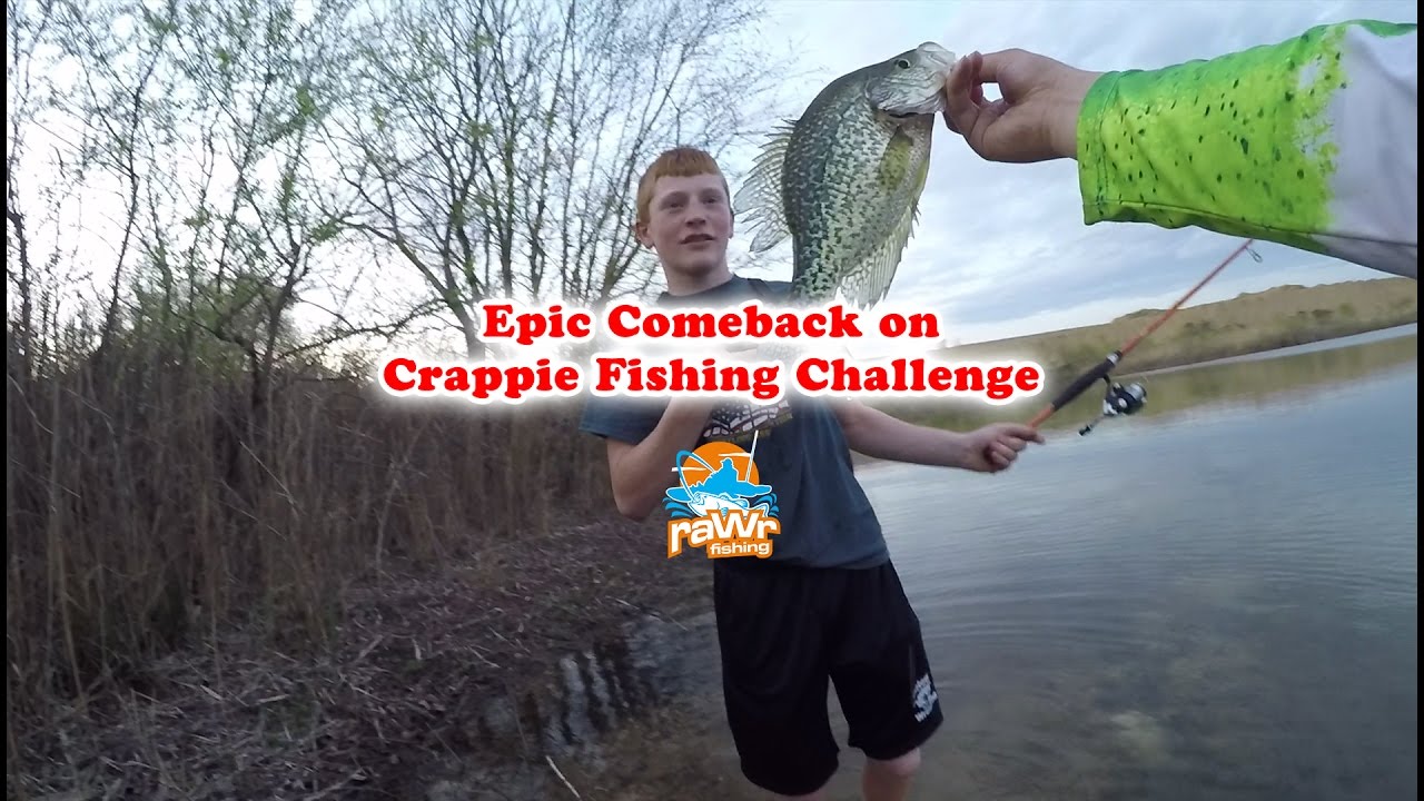 Epic Crappie Fishing Challenge vs Subscriber Ginger Fishing - Easter 2017 