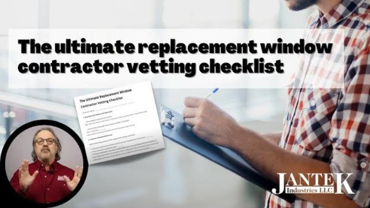 How to Choose a Replacement Window Contractor YouTube