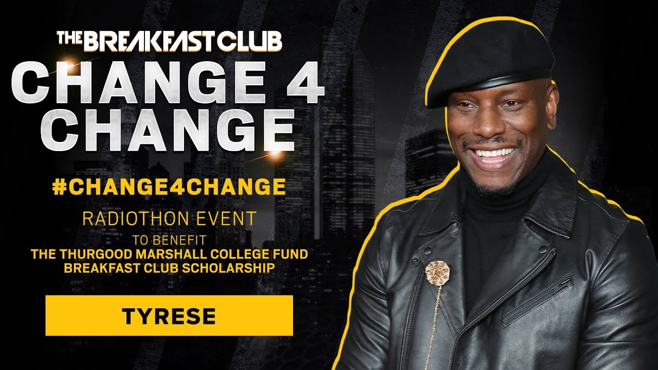 Tyrese Finds A Creative Way To Donate To The Breakfast Club's #Change4Change